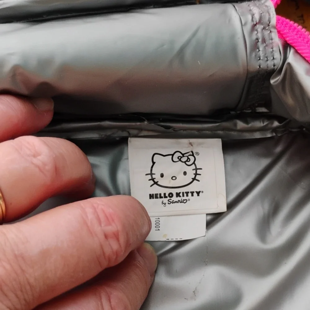 🐈Hello Kitty Insulated Glitter Lunch Zip Bag  2003